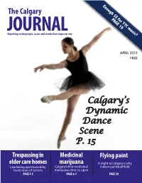 Calgary's Dynamic Dance Scene P. 15