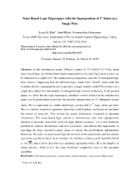 Noise-Based Logic Hyperspace with the Superposition of 2N States in a Single Wire