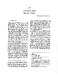 A Point in Time Malcolm H Wiener