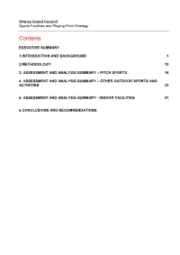 DRAFT Pitch and Facility Strategy