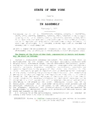 State of New York in Assembly
