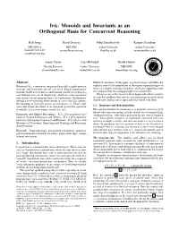 Iris: Monoids and Invariants As an Orthogonal Basis for Concurrent Reasoning