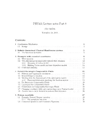 PHY411 Lecture Notes Part 8