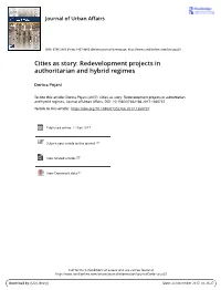 Redevelopment Projects in Authoritarian and Hybrid Regimes