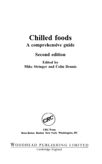 Chilled Foods a Comprehensive Guide