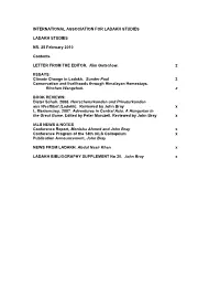 Ladakh Studies 25