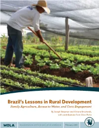Brazil's Lessons in Rural Development