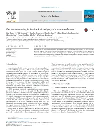 Carbon Nanocasting in Ion-Track Etched Polycarbonate Membranes