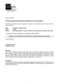 Community and Enterprise Resources Committee