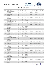 Final Classification Doc