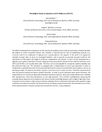 Rheological Study on Squalane and Its Mixtures with CO2