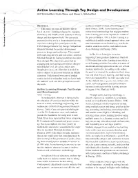 Active Learning Through Toy Design and Development