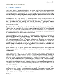 Annual Report for Session 2020/2021