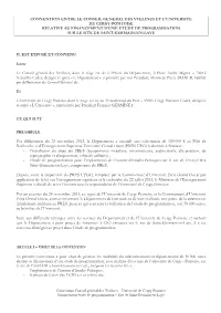 Convention Universite