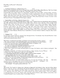 The Harry Partch Collection Volume 3