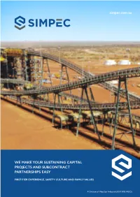 We Make Your Sustaining Capital Projects and Subcontract Partnerships Easy