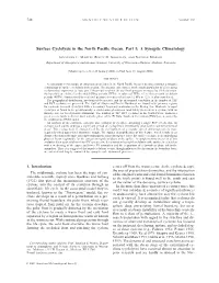 Surface Cyclolysis in the North Pacific Ocean. Part I