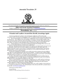 Amended Newsletter 29
