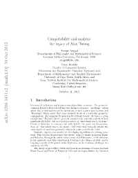 Computability and Analysis: the Legacy of Alan Turing