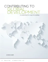 GLOBAL DEVELOPMENT a Commitment to Capacity Building