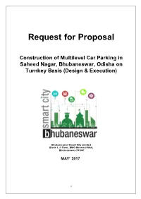 Request for Proposal Construction of Multilevel Car Parking In