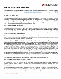 The Chargeback Process