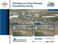 Henderson Interchange Feasibility Study February 2020