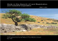Study on Key Aspects of Land Registration and Cadastral Legislation Part 1 of 2