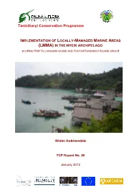 Tanintharyi Conservation Programme
