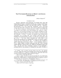 The Unfinished Business of Brown and School Integration