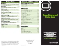 Channel Line-Up and Pricing Guide
