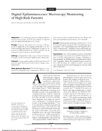 Digital Epiluminescence Microscopy Monitoring of High-Risk Patients