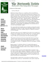 Tolerance at Dartmouth