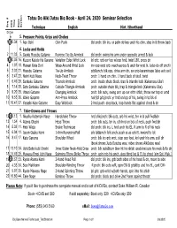 Big Book Named Techniques Testsheet.Xls Page 1 of 1 3/6/2020