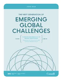 Emerging Global Challenges