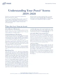 Understanding Your Praxis ® Scores
