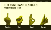 Handy Gestures from Around the World and How to Use Them