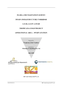 C5 Mattiske Consulting- Flora and Vegetation Survey