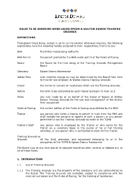 Rules to Be Observed When Using Epsom & Walton