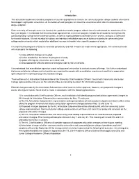 2 This Articulation Agreement Contains Programs of Courses Appropriate for Transfer for Community/Junior College Students Who At