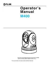 432-0012-02-10 M400 Operators Manual
