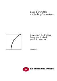 Analysis of the Trading Book Hypothetical Portfolio Exercise