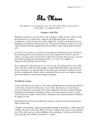 Moliere-The Miser-Synopsis.Pdf
