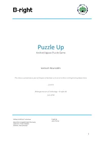 Puzzle up Android Jigsaw Puzzle Game
