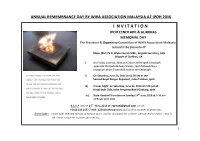 Invitation Programme