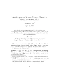Lindelöf Spaces Which Are Menger