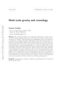 Multi-Scale Gravity and Cosmology