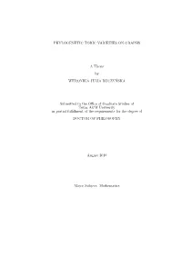 PHYLOGENETIC TORIC VARIETIES on GRAPHS a Thesis By