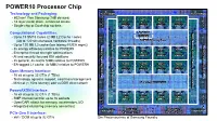 POWER10 Processor Chip
