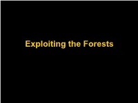 Exploiting the Forests Exploiting the Forests